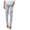 Balmain Grey Biker Pants 5140 139N C4515 141451945 [P]