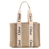 CHLOE ウッディ ミディアム トートバッグ マスクセイ ゼロゼロオー CHC22AS383I26 72772484 [P]