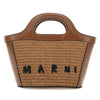 MARNI Mini-Crossbody-Tasche aus Rattan mit Logo-Stickerei P3860 00M50 72772455 [P]