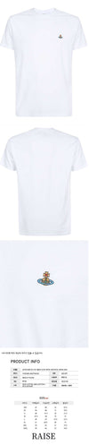 Vivienne Westwood ORB Logo Embroidered Classic T-Shirt 3G010013 J001M A401 56425667 [P]