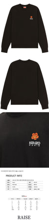 Kenzo Bork Crest Classic Sweatshirt Black 5SW440 4MF 99J 58155963 [P]