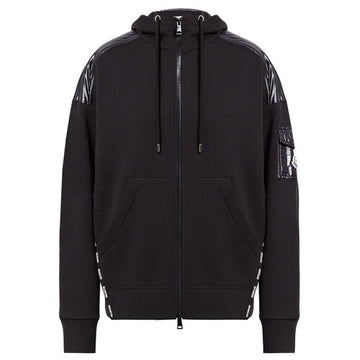 MONCLER Logo Kapuzenjacke Schwarz 8G000 30 809KX 999 56072097