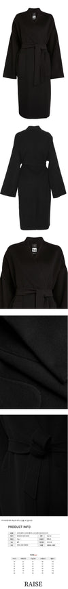 MAXMARA Belted Wollmantel schwarz 2350160133 013 60894679 [P]