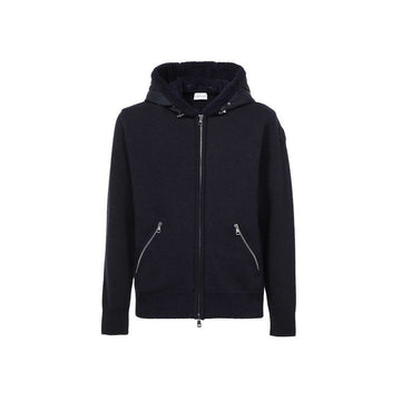 MONCLER Logo Woll Hoodie Zipfelnavy 9B000 16 M1115 778 56072057