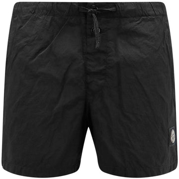 Stone Island Logo Swim Shorts Black 8015B0643 A0029 69039427