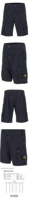 Stone Island 23SS Wappen Bermuda Shorts Navy 1015L11WA A0120 52952929 [P]
