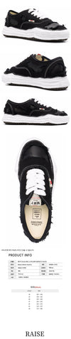 Maison Mihara Yasuhiro Baker OG Sole Broken Sneakers Black A08FW727 BLACK 57885477 [P]