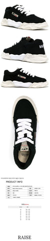 MAISON MIHARA YASUHIRO Parker OG Sole Canvas Sneakers Schwarz A08FW704 57885474 [P]