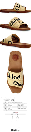Chloe Woody Logo Strap Sandals Coffee Brown CHC23U188EF 274 55909847 [P]