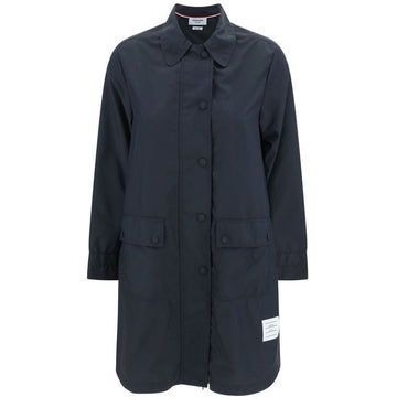 THOM BROWNE Militär Ripstop Kragen Oversize Mantel FJT285A F0197 415 55595588