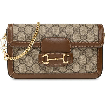 GUCCI Mini Tasche mit Pferdebit in Gold 1995 Beige stamp: 92TCG 8563 68246333