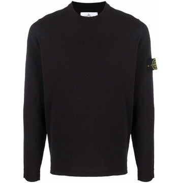 Stone Island Emblem Knit Dark Navy V0020 7615532B9 52683341