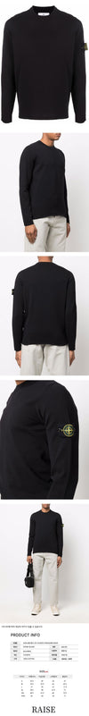 STONE ISLAND ワッペン ニット ダークネイビー V0020 7615532B9 52683341 [P]