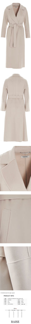 MAXMARA エリザ ウール ベルテッド ロング コート 2390110231 099 59940752 [P]