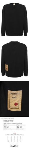 TEN C Weißes Logo Etikett Fleece Sweatshirt A06455 999 57687992 [P]