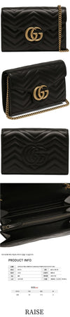 Gucci GG Marmont Matelassé Mini Crossbody Bag 474575 DTD1T 1000 52545699 [P]
