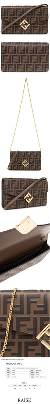FENDI FF Diamantkette Schulter-/Crossbody-Tasche AQ1Q F13VK 8M0488 59864398 [P]
