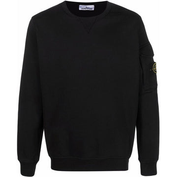 Stone Island Emblem Pocket Sweatshirt Black V0029 761561151 51823290