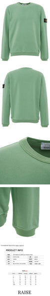 STONE ISLAND Wappen Fleece Sweatshirt Mint V0055 771561351 51823251 [P]