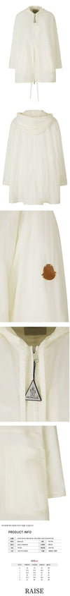 Moncler SUIR Rain Hooded Jacket Ivory 1A001 38 M2760 034 55204015 [P]