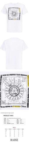 CHLOE Grafikdruck Rundhalsausschnitt T-Shirt 23SS 101 51452954 [P]