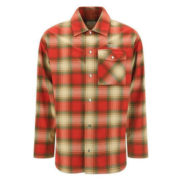 Moncler Logo Pocket Check Shirt Red 2F000 03 M2359 F41 55134315