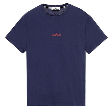 Stone Island Graphic Logo T-Shirt Purple Blue 76152NS94 V0027 51340998