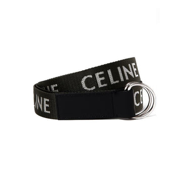 CELINE Logo-Streifen mittelgroßer Gürtel Schwarz 45AVS2AEO 38SI 63708550