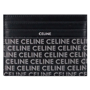 CELINE Lettering Logo Große Kartenbörse Schwarz 10K913 FGH 38SI 63708548