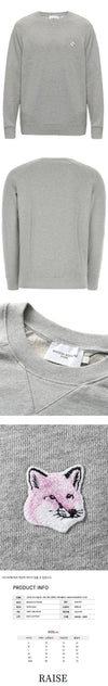MAISON KITSUNE Monochrome Fuchs Kopf Sweatshirt H150 JM00316KM0001 58696993 [P]
