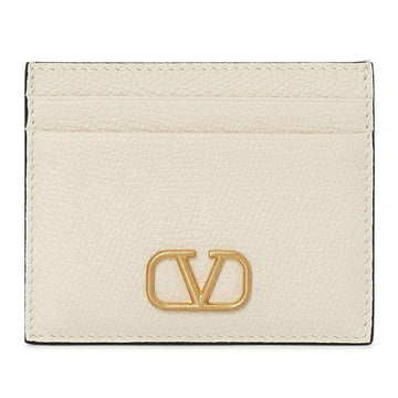 Valentino V Logo Signature Card Holder Ivory 3W2P0V32 SNP I16 63497223