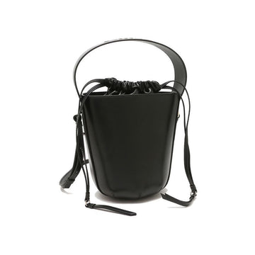 Chloe Leather Bucket Bag Black 56954465