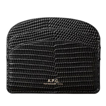 APC DemiLune Logo Crocodile Card Wallet PXBMR F63270 LZZ 58696962