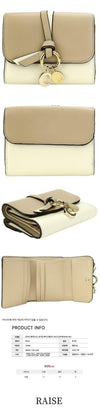 CHLOE アルファベットロゴミニ財布 ベージュ/イエロー CHC23AP945K84 96J 56954449 [P]