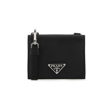 Prada Logo Saffiano Strap Coin Card Holder 2MR035 QHH F0002 54755989