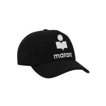 ISABEL MARANT 22FW Tyrone Logo Cap Mütze Schwarz CQ0060 00M016A BKEC 43816564