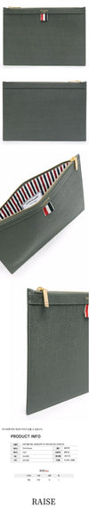 Thom Browne Pebble Grain Small Clutch Bag 43688235 [P]