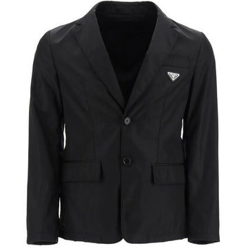 PRADA Dreiecklogo Gabardine Einreiher Jacke SD099 1WQ8 F0002 46156838