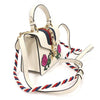 GUCCI 470270 Weiß Leder WEB Blumenstickerei Mini Tote 2WAY 141459968 [P]