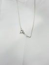 Tiffany & Co Open Heart Necklace Silver Pendant 16mm 141470475 [P]