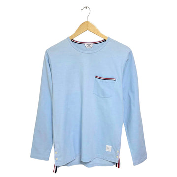 THOM BROWNE ポケットストライプ 長袖Tシャツ MJS022A 01454 465 141474362