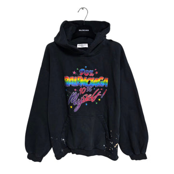 Balenciaga Women 90/10 Graphic Print Hoodie 141474454