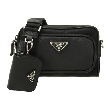 Prada Re-Nylon and Saffiano Leather Shoulder Bag - 2VH172 2DMH F0002 V OOO 141507820 [P]