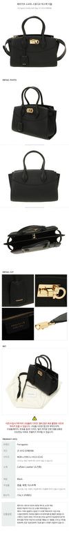 SALVATORE FERRAGAMO ソフトスタジオボックスバッグミディアム 141507850 [P]
