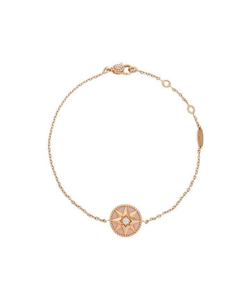 Dior Rose des Vents Bracelet 18K Rose Gold Diamond Pink Opal 5ET0468 128825743