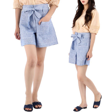 LOUISE MISHA Leinen-Hochbund-Hotpants WRCS23S0222 44142816