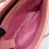 CHANEL Rosa Lammleder Chevron Silberkette Schultertasche 141523686 [P]