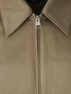 AMI Baumwoll-Satin Jacke mit Reißverschluss HJK040 CO0103 375 141541501 [P]