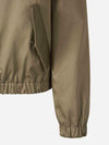 AMI Baumwoll-Satin Jacke mit Reißverschluss HJK040 CO0103 375 141541501 [P]