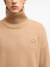 AMI Embroidered Funnel Neck Sweater UKS444 KN0028 264 141543690 [P]